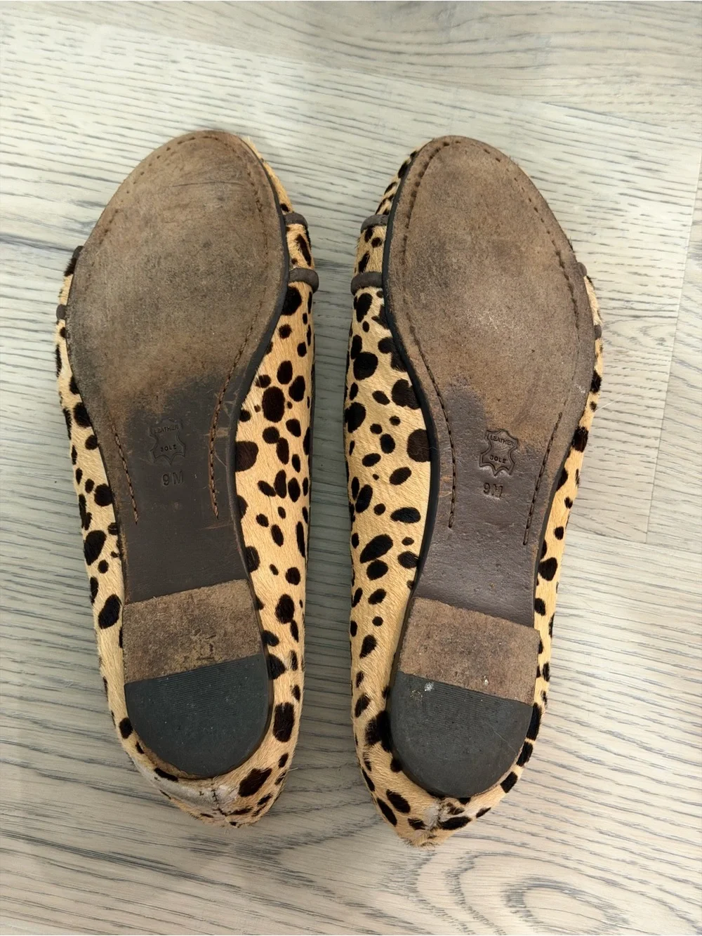 Tory Burch Studded Asher Loafer Animal Print Cheetah Pony Hair Flats 9 M $250